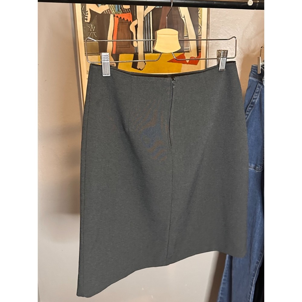Vintage Grey Skirt Suit with Slit - Picture 3 of 6